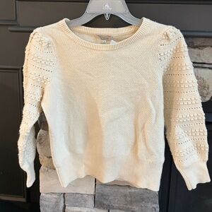 Madewell Cream Textured Women's Sweater